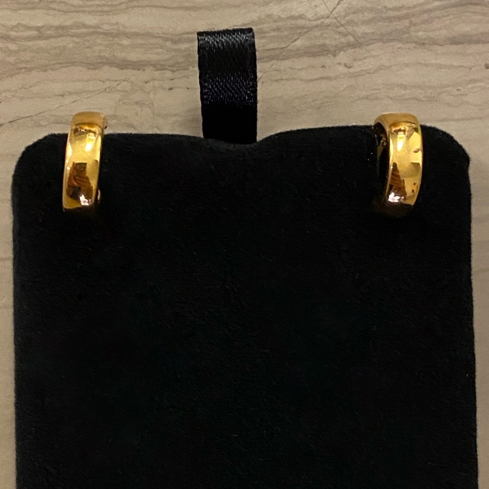 Monica Vinader 18k Gold Vermeil Fiji Huggie Earrings